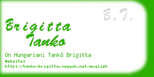 brigitta tanko business card